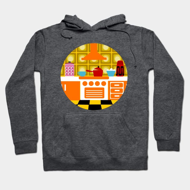 Retro Kitchen Hoodie by soniapascual